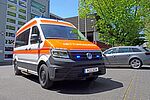 Neuer Krankentransportwagen auf Volkswagen Crafter für die ERAS Kranken- und Rettungstransport GmbH aus Essen